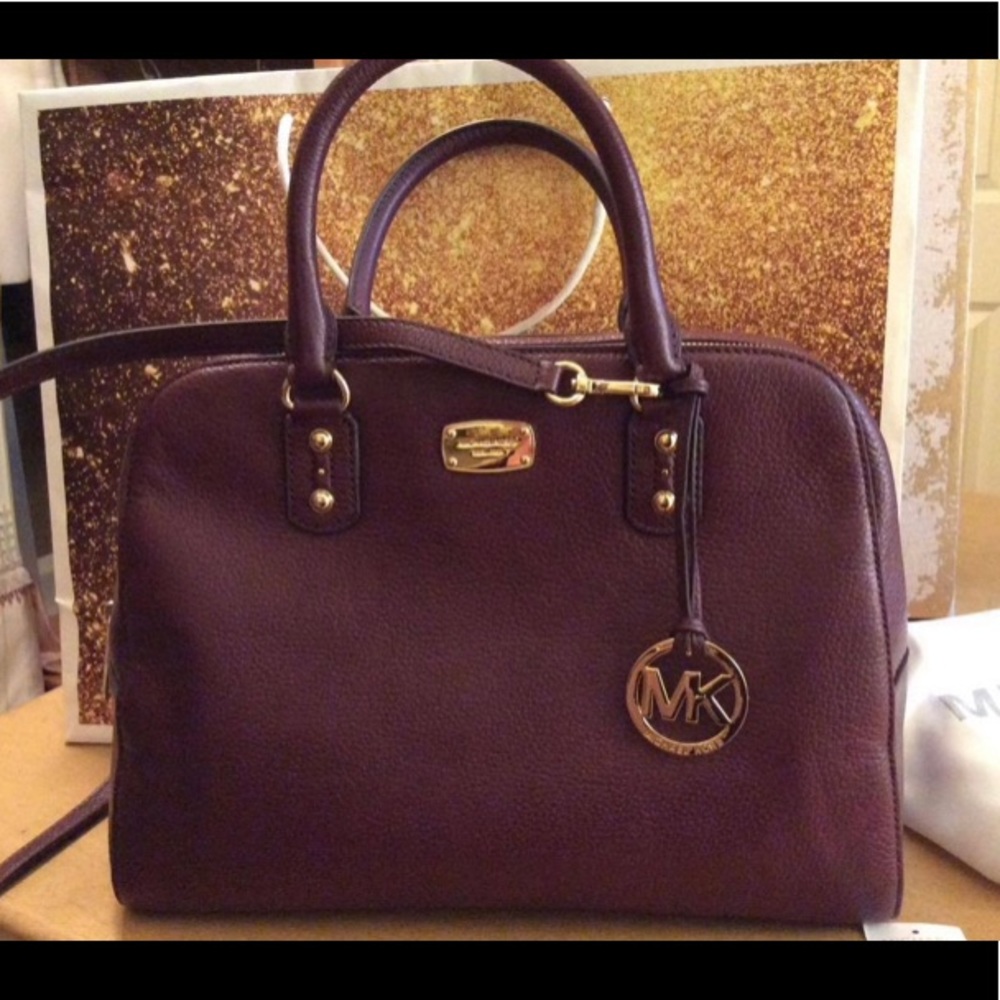 Michael Kors Berry colored Satchel